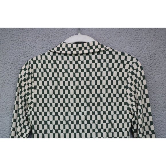 Abercrombie & Fitch Long Sleeve Button Up Bodycon Dress-Size Small-Lined - Picture 10 of 11